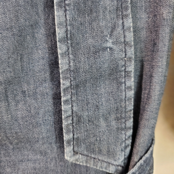 $595 Malia Mills Women's Blue Denim Jumpsuit Size 2 - Picture 9 of 14